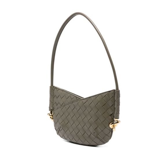 Bottega Veneta Women Solstice Baby Leather Shoulder Bag - Picture 1 of 4